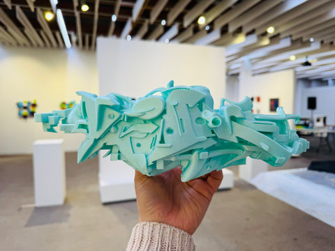 Michael Walsh: Origins Wildstyle Small (Tri-Tone Metallic Turquoise)