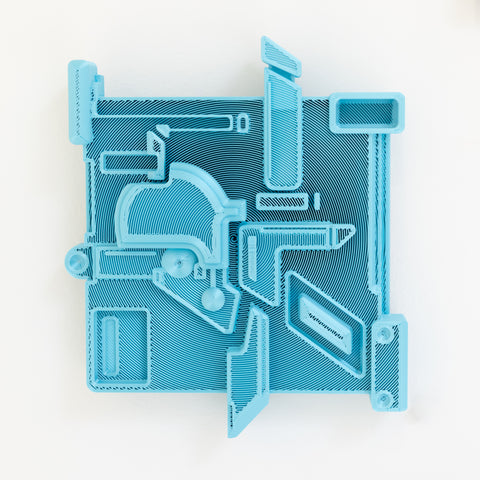 Michael Walsh: DigiGlyph 2 Vortex (Metallic Blue)