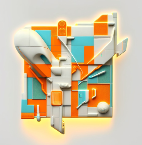 Michael Walsh: Tile Archival Print