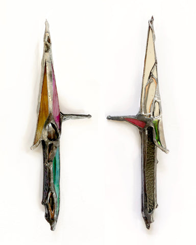 Sadie Robison: Black & Magenta Dagger