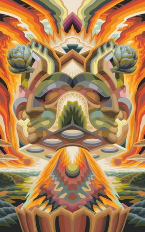 Travis Gillan: The Garden Holographic Print (Framed)