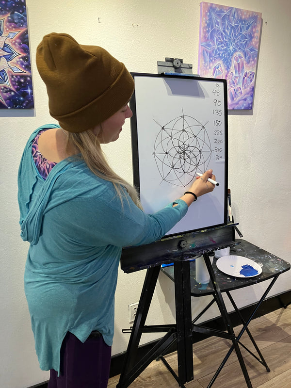 Sacred Geometry & Atmosphere Painting Workshop: Dec 14