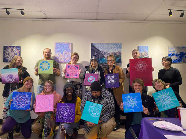 Sacred Geometry & Atmosphere Painting Workshop: Dec 14
