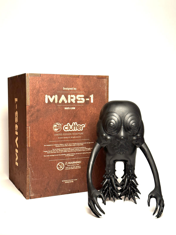 Mars-1 : Wooden Electric Monkey Man Sculpture