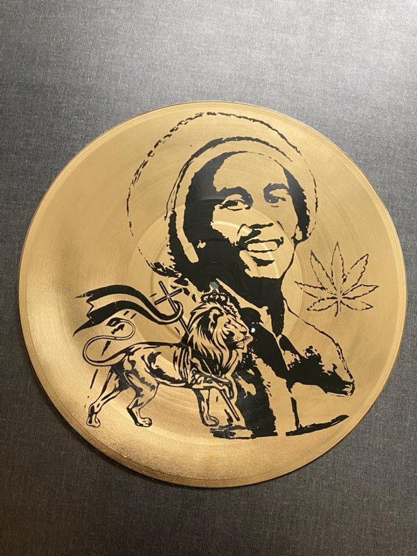 Txutxo Perez : Stencil on Vinyl Record