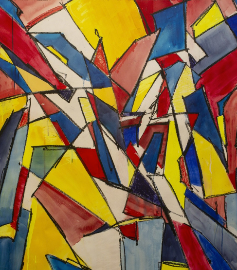 Poesia: De stijl Deconstructed Letter Study 1