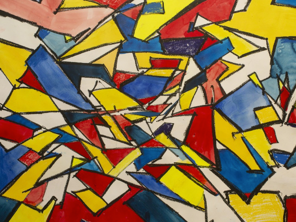 Poesia: De stijl Deconstructed Letter Study 2