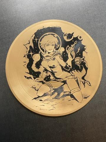 Txutxo Perez : Stencil on Vinyl Record